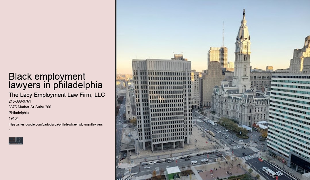 black employment lawyers in philadelphia